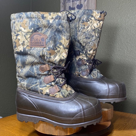 SOREL Camo Glacier Mens Winter Boots